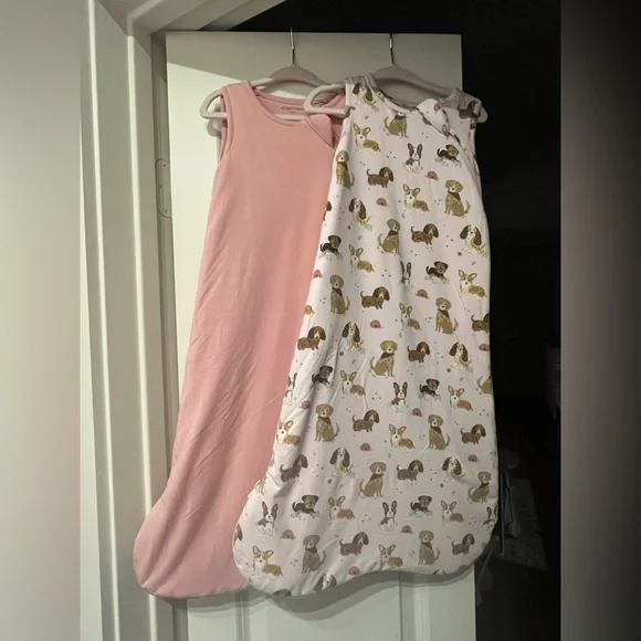 Bundle of 2 Angel Dear 0-6m sleep sacks EUC - Picture 1 of 4